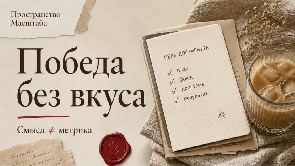 Цена достижений: когда результат есть, а ощущения победы нет
