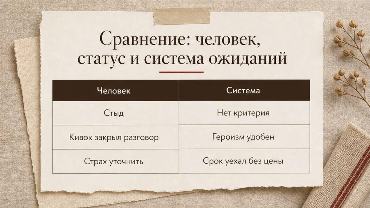 Сравнение: защита человека в кивке и система, которой удобен повтор