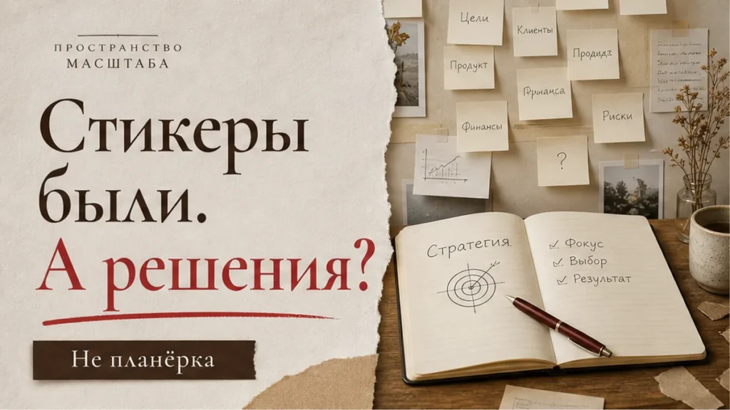 Стратегическая сессия: как превратить обсуждение в решения