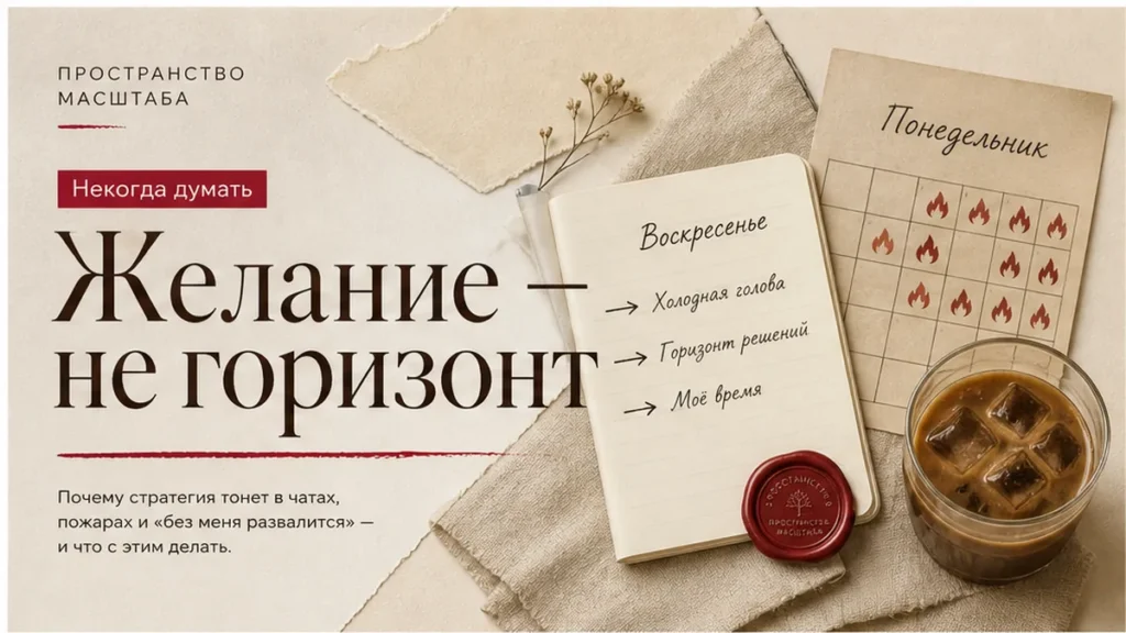 Почему собственник остаётся в тактике, даже когда хочет стратегию