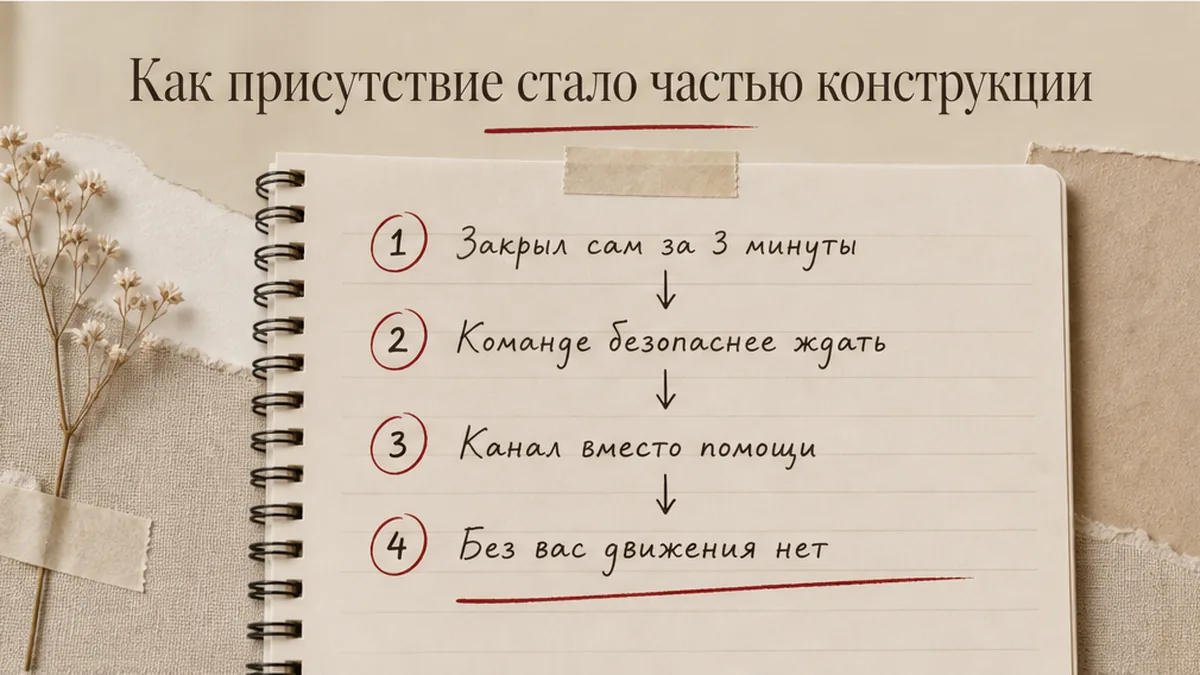 Карточка: как быстрые ответы руководителя стали частью архитектуры